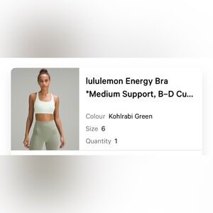 Lululemon energy bra